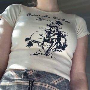 Brandy Melville Tops - Rough Rider Crop Top Brandy Melville Tops - Rough Rider Crop Top